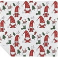 thumbnail image 6 of Cloth Napkins Christmas Gnomes Soft Comfortable Napkins 4 Pack for Family Dinners Weddings Cocktail Kitchen Banquet Decorative Washcloths, 6 of 6