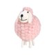 thumbnail image 2 of Boho Lint Sheep Ornament Easter Lamb Decor - Handmade Spring Tabletop Accent, Polyester Figurine, Pink/White/Red/Khaki, 4.33in Rustic Home Decoration Gift, 2 of 6