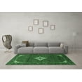 thumbnail image 3 of Ahgly Company Indoor Square Persian Emerald Green Traditional Area Rugs, 7' Square, 3 of 4