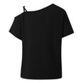 thumbnail image 6 of Womens Summer Tops Tops Women Athletic Womens Stripped Tee Women Base Layer Long Sleeve round T Shirt Ladies Casual Long Sleeve Shirts Extra Large Shirts Medium Shirt Ladies Work Out T L, 6 of 6