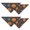 2Halloween-25, variant on Vintage Halloween Dog Bandanas 2 Pack, Gothic Spooky Adjustable Pet Scarf with Skull Pumpkin Black Cat Pattern