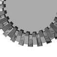 thumbnail image 3 of The Urban Port UPT-226277 32 in. Contemporary Floating Wall Mirror with Designer Frame, Silver, 3 of 5