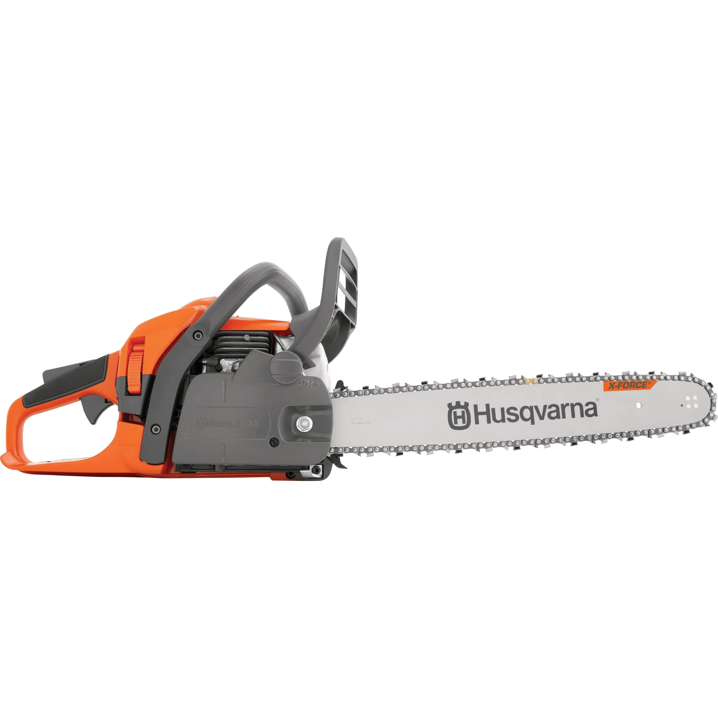 Husqvarna 440 Gas Chainsaw, 40-cc 2.4-HP, 2-Cycle X-Torq Engine, 18 Inch Chainsaw with Smart Start, For Wood Cutting and Tree Trimming, 970612318, Orange