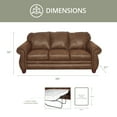 thumbnail image 5 of American Furniture Classics Sedona 4-piece Sleeper Sofa Set in Brown, 5 of 6