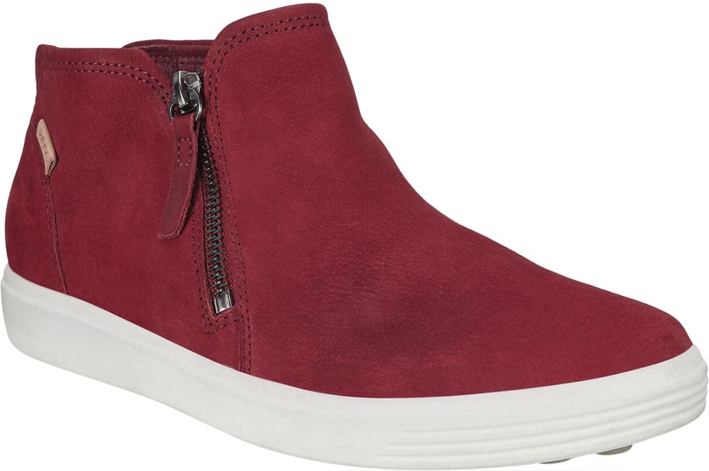 ecco soft low cut zip bootie