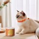 thumbnail image 4 of Collar ajustable para gatos con cierre de seguridad y cascabel – Banda reflectante suave para el cuello de gatitos para la seguridad de los cachorros, accesorio de identificación para mascotas con v, 4 of 6