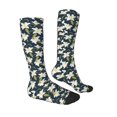 thumbnail image 3 of Haiem Lilies Flowers Socks, Funny Novelty Crazy Design Cotton Socks Sports Socks Knee High Socks For Men, Women,1Pairs - Gift For Working Friends, 3 of 9