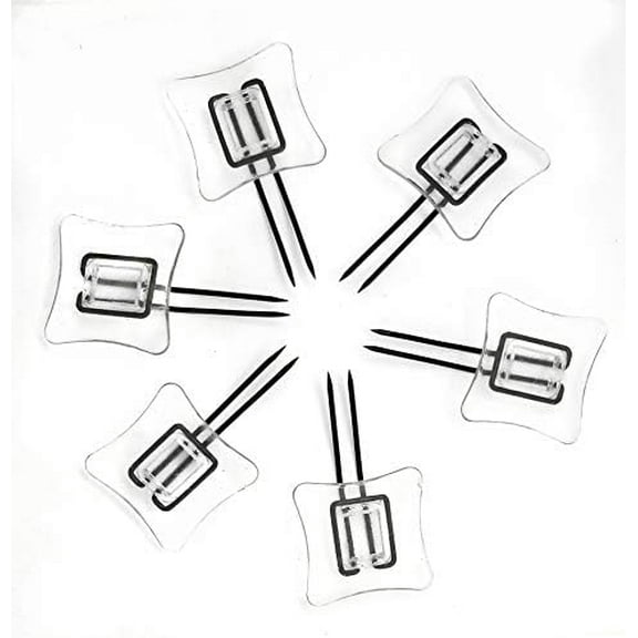 Rug Settlers Rug Pins Pack of 6 Rug Anchors Secure a Rug Over a Rug Anti Slip Pins for mats Runners Plastic Sheets and Throws$$Home Decor, Kitchen, & Other