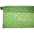 thumbnail image 2 of 100% Cotton Window Valance Seasonal Print 42" Wide Christmas Presents Green, 2 of 4