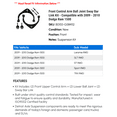 thumbnail image 2 of Front Control Arm Ball Joint Sway Bar Link Kit - Compatible with 2009 - 2010 Dodge Ram 1500, 2 of 2