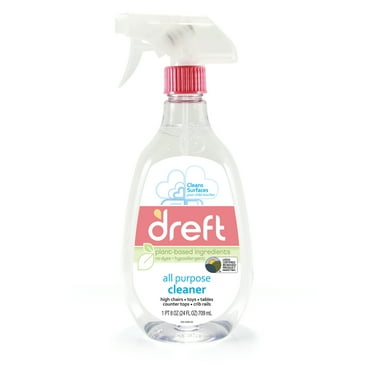 Dreft Plant-Based All Purpose Cleaner Baby Essentials, Multipurpose Cleaning Supplies, 24 fl oz