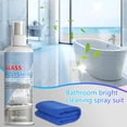 thumbnail image 6 of Bathroom Cleaner Spray Kit 100ml for Tiles, Tubs, Fixtures – Multi-Surface Daily Stain Remover and Polish with Microfiber Cloth, Streak-Free Shine, Odor Neutralizing, 6 of 9