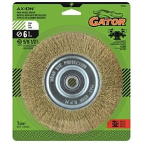 Gator 6 in. Fine Cable Twist Wire Wheel Brush Brass Coated Steel 4500 rpm 1 pc