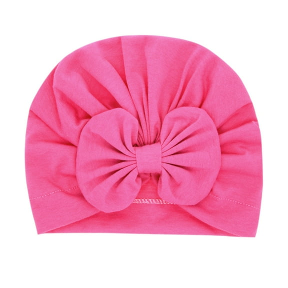 Herrnalise Newborn Baby Boy Girl Solid Knotted Hat Beanie Headwear Cap Hat Accessories