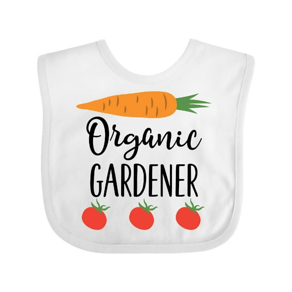 Inktastic Gardening Organic Gardener Boys or Girls Baby Bib