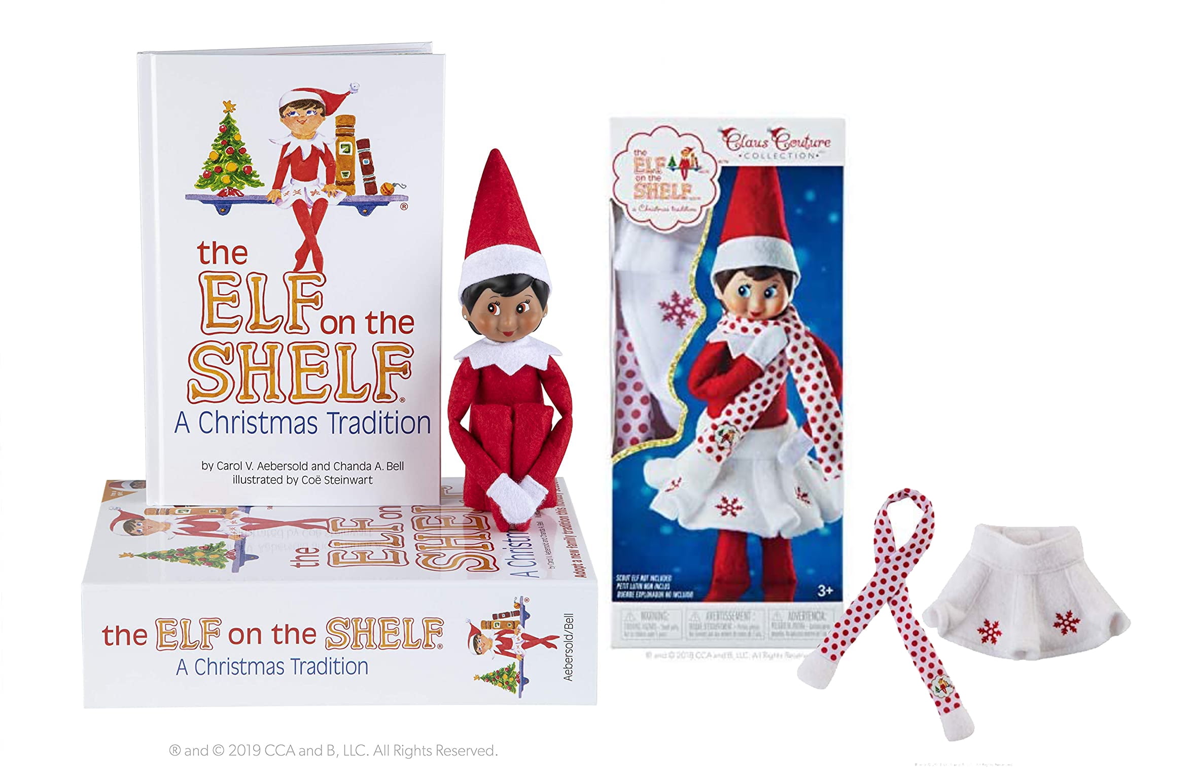 The Elf on the Shelf A Christmas Tradition Girl Scout Elf Brown Eyed