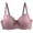 Pink, variant on Gfyviroh Women's Underwire Bra Full Coverage Comfort Support T-Shirt Bra Polka Dot Back Closure Everyday Bras,Sizes 36B-46D