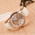 thumbnail image 2 of Guodhu Mens Womens Analog Quartz Wrist Watches with Roman Numerals Dial PU Leather Band Chronograph Lady Watch, 2 of 2