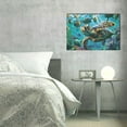 thumbnail image 6 of 16x24 inch Canvas Frameless Painting Sea Turtle'S Tour,Home Bathroom,Man Cave,Cafes,Living Room Decor Wall Art Prints,Fun Sea Turtle'S Modern Style Decorative Paintings,Gift For Animal Lovers, 6 of 6
