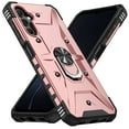 thumbnail image 2 of Fortress Rugged Case for Samsung Galaxy A15 5G, Heavy Duty Shockproof Magnetic Kickstand Phone Cover with Tempered Glass Screen Protector - Rose Gold Pink, 2 of 9