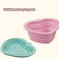 thumbnail image 5 of Collapsible Dog Bowls for Travel, 1-Pack Dog Portable Water Bowl for Dogs Cats Pet Foldable Feeding Watering Dish for Traveling Camping Walking , BPA Free, 5 of 9