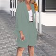 thumbnail image 2 of RMGVDSD Womens 2 Piece Blazer Shorts Set Long Sleeve Double Breasted Suit Jackets And Shorts Suit Business Outfits Women Shorts Sets Beachwear, 2 of 6