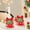 Multicolor1#, variant on FeiFu Christmas Ceramic Candle Holders Ceramic Sturdy Fits Christmas Theme Holds Candles for Ambience Desktop or Mantel Decor