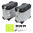 thumbnail image 2 of Motorcycle Side Box 35L Large Capacity Aluminum Alloy Hard Saddlebag Safety Lock Handle for, 2 of 7