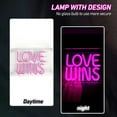 thumbnail image 7 of UPONRAY Love Wins Desktop Neon Signs, 13.8"*4.7" Dimmable & USB-Powered LED Neon Light, Stylish Desktop decoration as Gifts for Valentine's Day, Lover, Family, Friend, Children, 7 of 7
