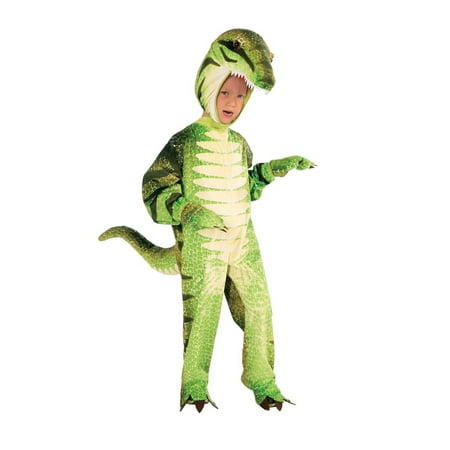 Plush Green T-Rex Dinosaur Costume Small