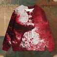 thumbnail image 4 of KPOPLK girls Girls Hoodies Cute Cat Ear Long Sleeve Sweatshirts(7-8 Years,Wine), 4 of 6