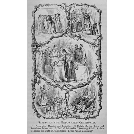 Mormon Endowment Ceremonies Began With Ritual Washing History (18 x 24 ...