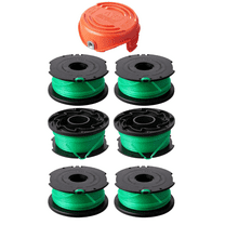 SF-080 20ft 0.080" Replacement String Trimmer Line Spool for Black and Decker GH3000 LST540 LST540B GH3000R SF-080-BKP(6 1)