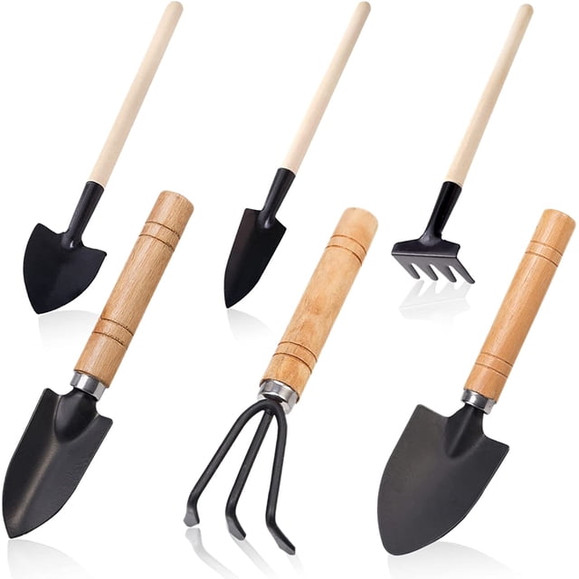 Pequeñas herramientas de jardín, 6 uds. Mini juego de herramientas de jardín, bonitas herramientas de jardinería, herramientas de jardinería para niños pequeños para interior del hogar, kit