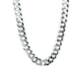 thumbnail image 2 of Silver Chain - Mens White Chain / Curb Chain, 2 of 7