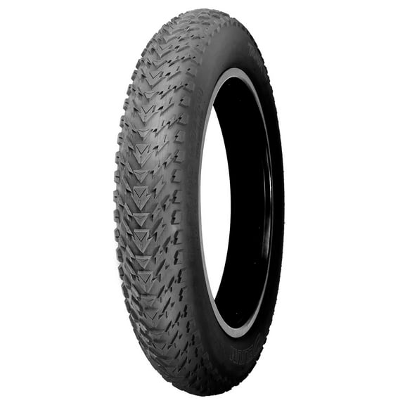 Delium Tire Thundr E-Bike Tire, 20x4.0", Standard Casing, Black