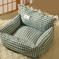 thumbnail image 3 of Supportive Pet Sofa Medium Large Dog Bed Elegant Pet Sofa with Soft Touch, 3 of 9