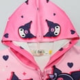 thumbnail image 3 of Teens Girls Cute Kuromi Zip Up Hoodie Jacket Long Sleeve Hoodies Sweatshirt with Pockets, 3 of 4