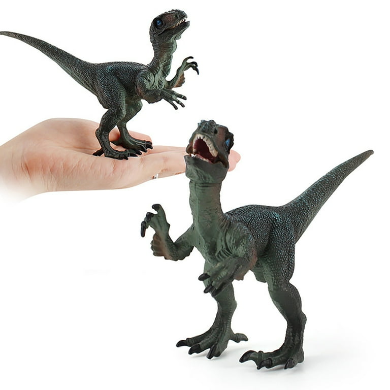 Poatren Realistic Dinosaur Model Lifelike Velociraptor Dinosaurs Figure  Playset Ornament 
