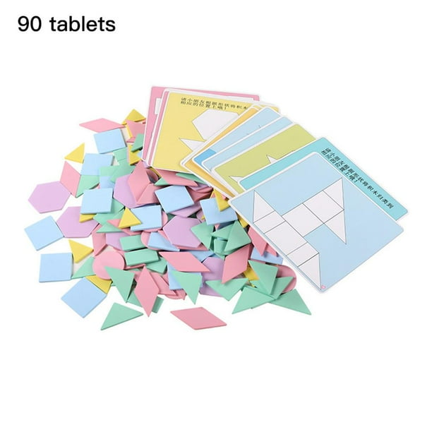 Bloques De Patrón De Madera, Juego De Rompecabezas De Forma - Main Image