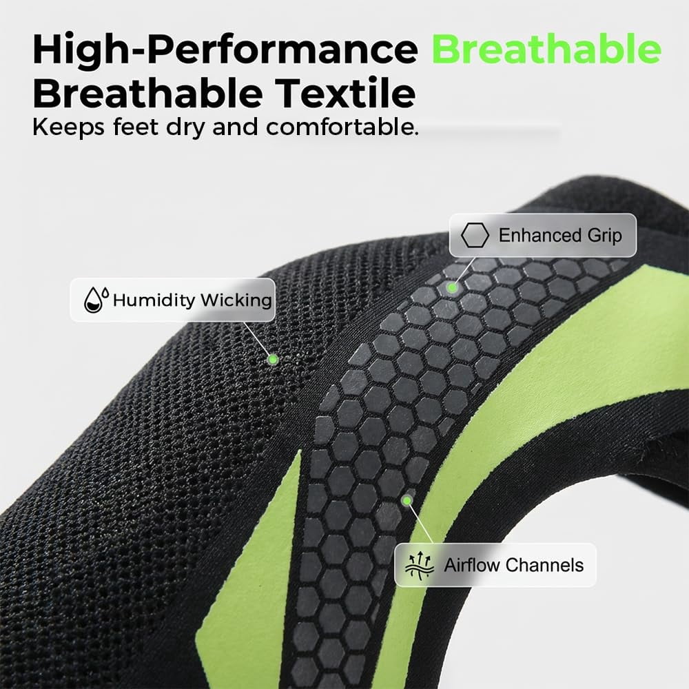4Pcs Ankle Brace for Men & Women, Adjustable Ankle Wrap Support for Sprain Recovery Tendonitis Protection, Breathable Foot Stabilizer Brace Fit for Soccer Basketball Running Sports (Gray)