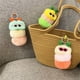 thumbnail image 4 of Lindo llavero de oruga, muñeco de peluche de dibujos animados, colgante para bolso, llavero creativo para coche, pequeño regalo, 4 of 6