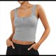 thumbnail image 2 of Camisola de Tirantes para Mujer, , Ajustada, de Punto Acanalado, con Encaje, para Verano, con Cuello Cuadrado y Sin Mangas. Fresno de Flores M, 2 of 10