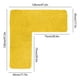 thumbnail image 3 of Alfombra Esquinera Plushes Mats | Alfombrilla Absorbente Antideslizante de Espuma Viscoelástica para Baño y Cocina | Amarilla 120 X 120 Cm | Lavable a Máquina - 1 Unidad, 3 of 6