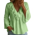 thumbnail image 3 of Vetsdori Womens Long Sleeve Hoodie Sweatshirts Zip Up with Pockets Color Block Raglan, 3 of 8