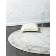 thumbnail image 2 of Unique Loom La Jolla Collection Farmhouse, Contemporary, Botanical, Traditional, Vintage Area Rug, 3 ft 3 in, Light Gray/Dark Gray, 2 of 10