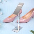 thumbnail image 4 of EeaseCA 1PC Simple Shoes Display Bracket Stylish Shoes Storage Holder Stainless Steel Shoes Shelves Creative High Heel Shoes Bracket for Home Store Use (Silver), 4 of 8