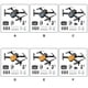 thumbnail image 5 of Quadcopter WiFi plegable Control remoto Mini Drone Track Aircraft de vuelo 360 grados Rolling Gravity Sensor Drones Toys Gift Black Single Cámara Inevent EL022425-02B, 5 of 7
