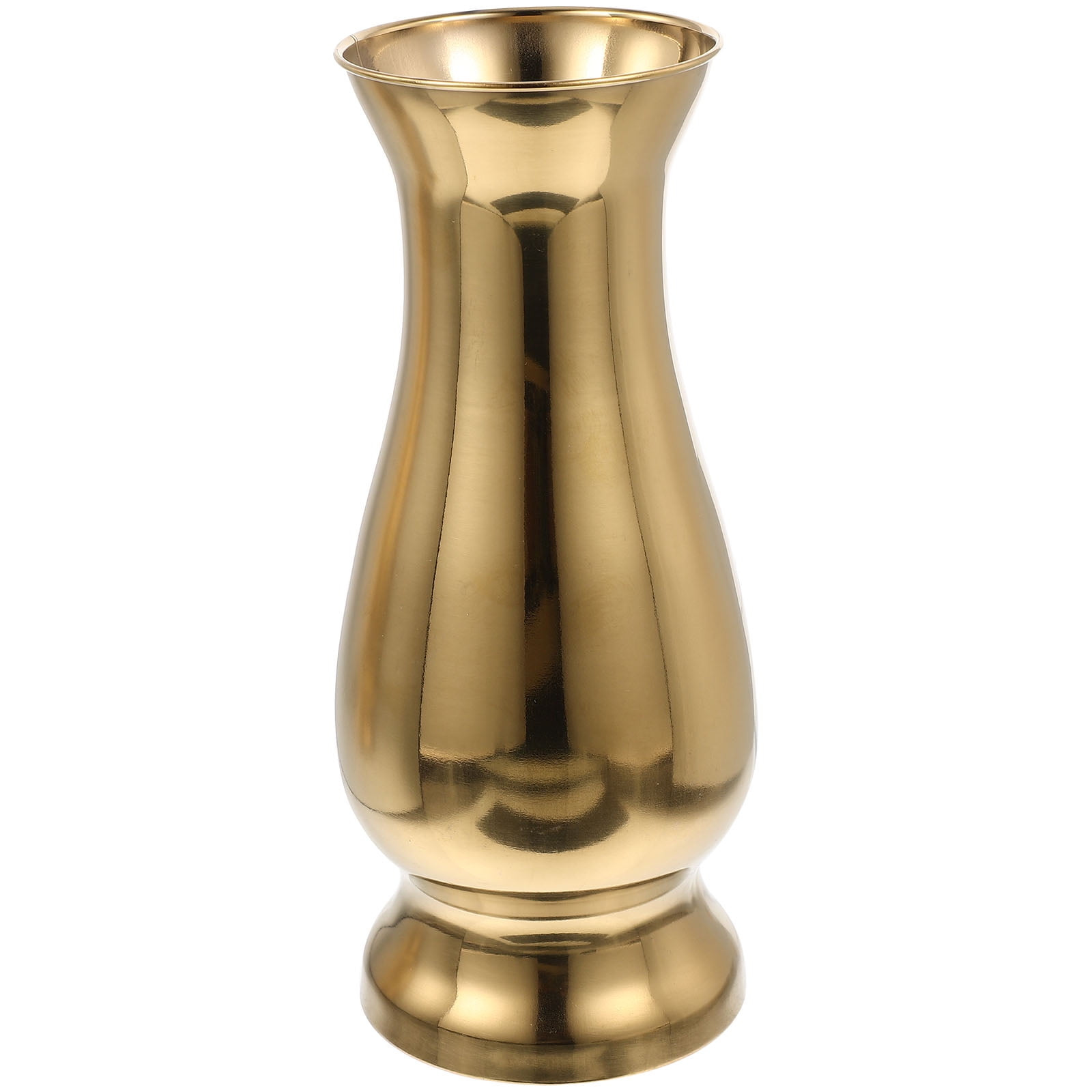 Metal Vase Decorative Flower Vase Simple Flower Holder Household Vase