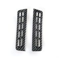thumbnail image 1 of Embellecedor de marco para salida de pilar delantero de coche 2021 2022, accesorios adhesivos de fibra de carbono negros, 1 of 5